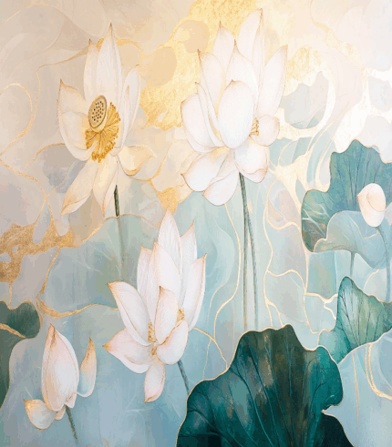 Golden Lotus Serenity