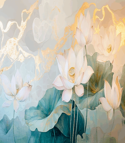 Ethereal Lotus Bloom