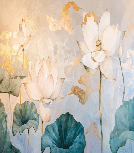 Golden Lotus Serenity