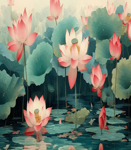 Lotus Tranquility Scene