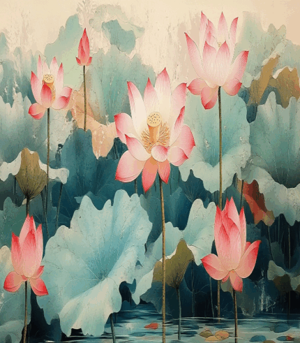 Tranquil Lotus Bloom