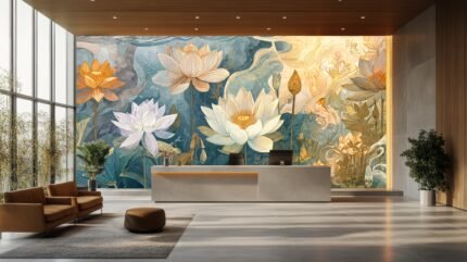 Lotus flowers colorful