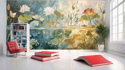 Water Lilies Colorful