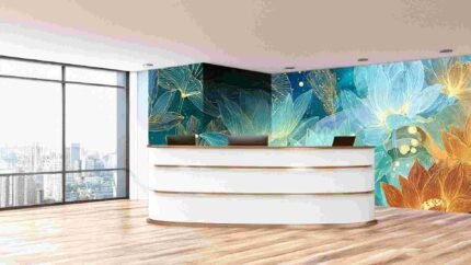 Colorful floral design