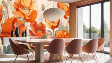 Orange Poppy Flowers