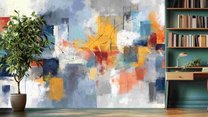 Abstract Colorful Blocks