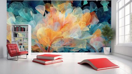 Colorful abstract foliage