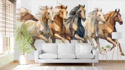 Running wooden horses