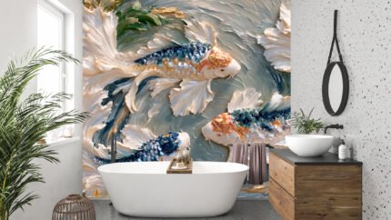 Textured Koi Dance
